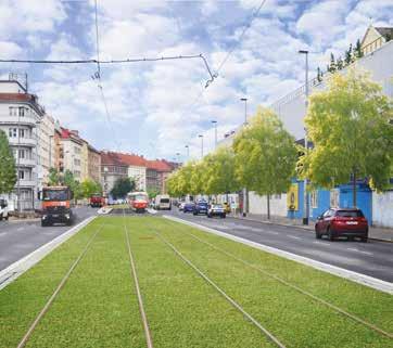 v dopravě V rámci zvyšování dostupnosti MHD prosazujeme další rozšiřování midibusových linek do centrálních obytných částí Prahy 9, jako se nám to podařilo v případě linek 151 a 146.