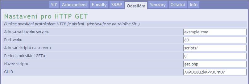 TME multi a TME radio Povolit odesílání trapů Aktivuje odesílání SNMP trapů do manageru, definovaného dále.