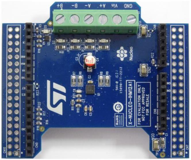 Obr. 5: X-NUCLEO-IHM12A1 X-NUCLEU-IHM12A1 slouží