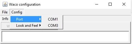3.2.3 Použití programu WACO OptoConf pro konfiguraci modulů Program programu WACO OptoConf spustíme kliknutím na soubor optoconf.jar.