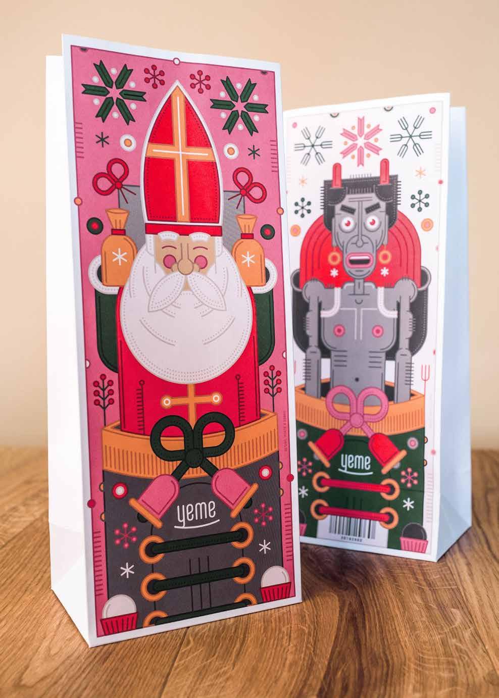 PACKAGING Dizajn papierového mikulášskeho balíčka Vianoce 39 Vianoce a koniec roka sú pre obchod s potravinami