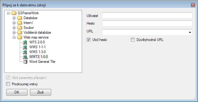 6.4 Připojení lokálního WMTS zdroje 1. Spustíme aplikaci MarushkaDesign.exe a otevřeme projekt (ID.xml); 2. Připojíme prázdný WMTS datový sklad, tj.