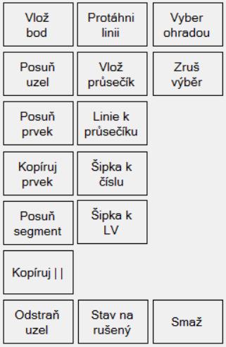 zadaného v textovém poli navázaného na lomový bod kresby.