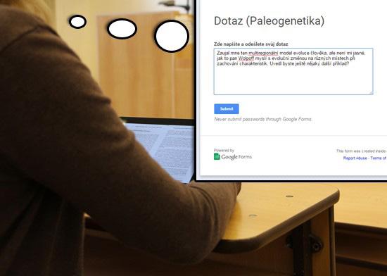 Příklady získávání zpětné vazby pomocí Externí služby Google z Katalogu e-learningu: Komunikace se studenty Hromadný e-mail v Záznamníku učitele, Diskuzní fórum Možnost zaslání hromadného dopisu všem