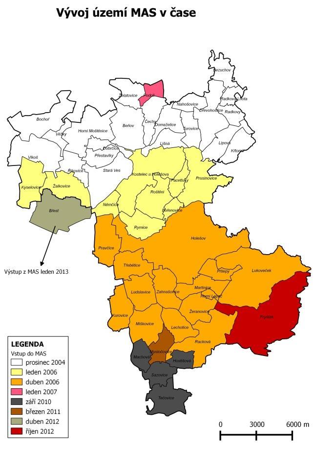 Na konci dubna 2006 se stal Mikroregion Holešovsko žadatelem podpory z Operačního programu Zemědělství Leader+ s projektem Brána Leaderu spojení obcí dvou krajů.
