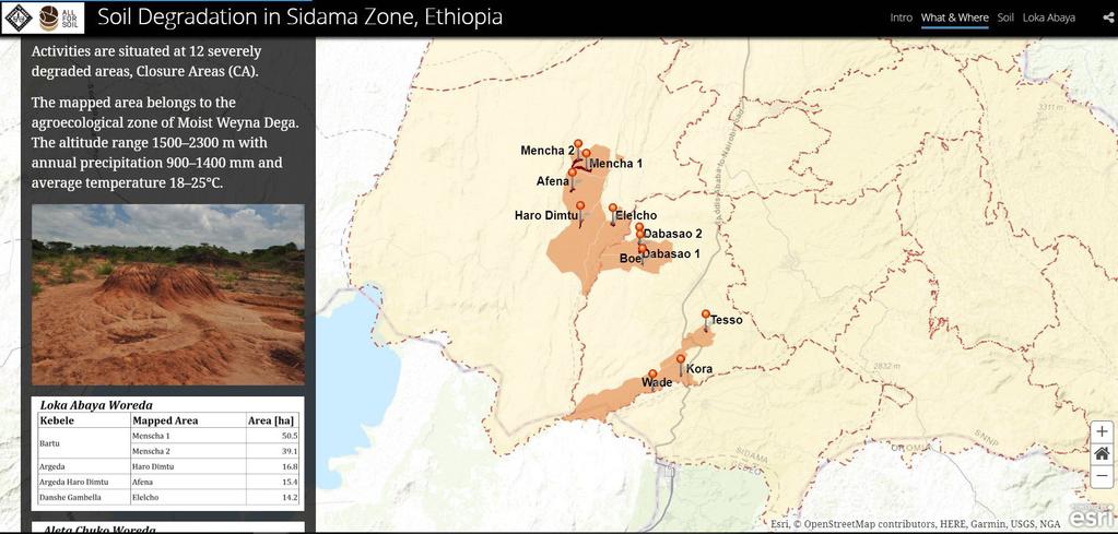 Mapování degradace půdy a efektivity protierozních opatření v Sidama zóně, Etiopie Michaela Hrabalíková, Petra Huislová, Dominika Kobzová, Jan Ureš, Vše pro půdu, z.s. Veronika Jelínková, Člověk v tísni, o.