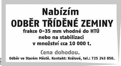 12 INZERCE SMS INZERCE Koupím byt 2+1 v Uh. Hradišti, Jarošově, platba hotově. Tel.
