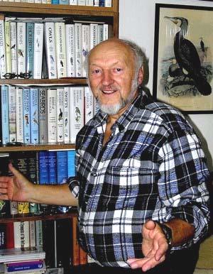 popisoval svoje zážitky s australskou avifaunou a já mu zase poskytoval informace o dění v naši ornitologii.