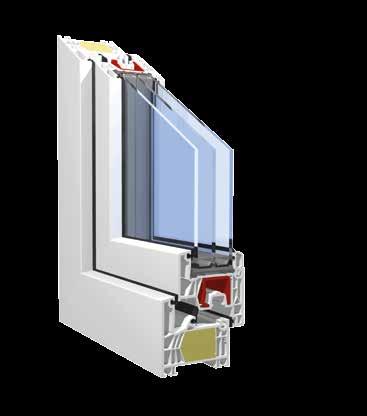 U f =0,95 W/(m 2 K) U f =0,82 W/(m 2 K) Favoriti pre pasívne domy AluClip Pro proenergytec Passivhaus Vhodné pre pasívne domy S KBE 76 AluClip Pro dostanete to najlepšie z dvoch svetov: