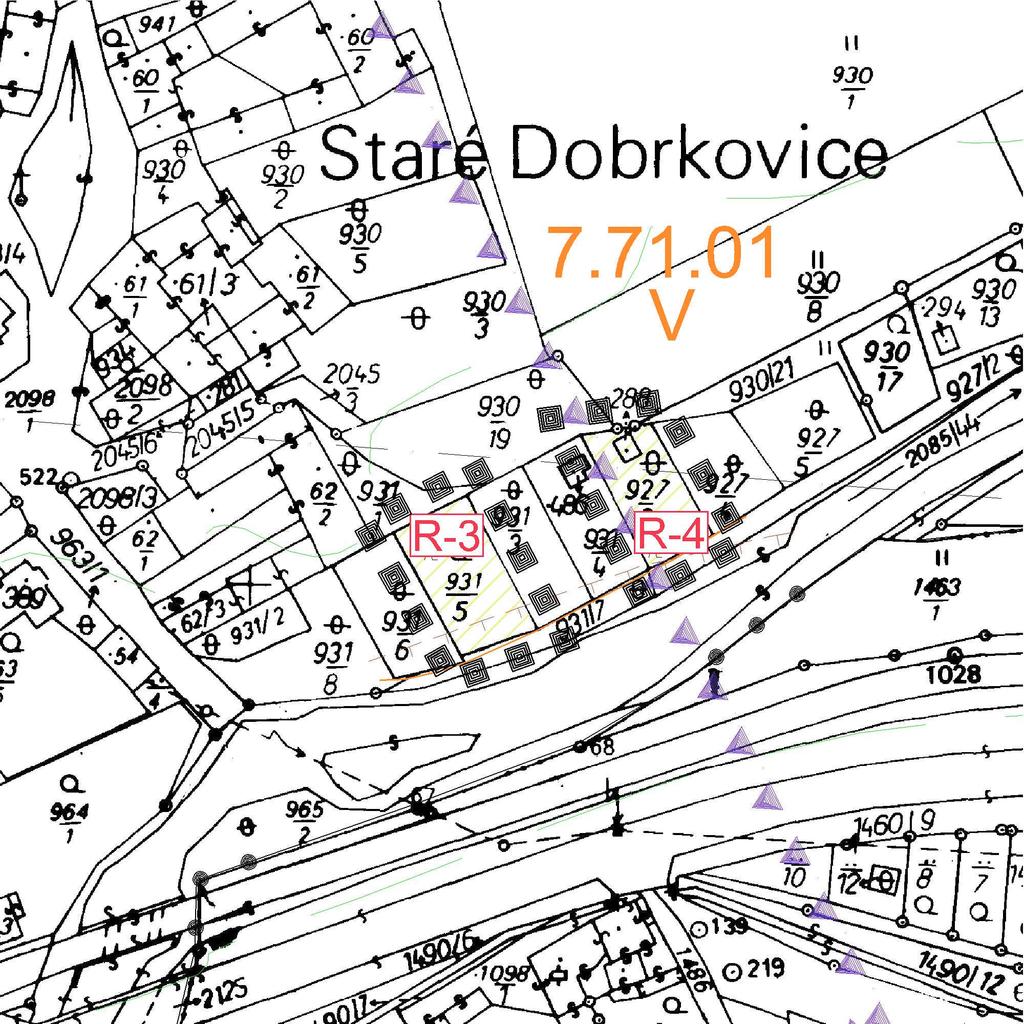 migračně významné území, OP radaru Třebotovice, útvar podzemních vod Horní Vltava, místo krajinného rázu Českokrumlovsko. U lokality R-4 (parcela č.927/3 k.