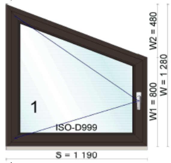 Kč/Ks 0581 tmavý dub / tmavý dub (oboustranný) 1 6-ti