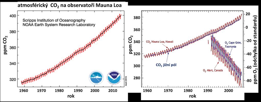 4.4. Pozorované změny v uhlíkovém cyklu Jednu ze zásadních studií zaměřenou na roli CO 2 v klimatickém systému Země, a tedy propojení geobiochemických cyklů, uveřejnil v dubnu 1896 prof.