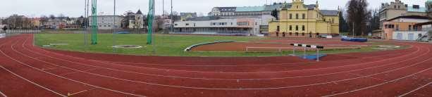 g) Atletický stadion Atletický stadion Ludvíka Daňka Největší využití AS zajišťují základní i střední školy pro výuku tělesné výchovy.