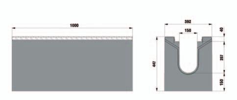 INŽENÝRSKÉ STAVBY OBČANSKÉ STAVBY AQUA SPORT FASERFIX BIG SL 150 FASERFIX BIG SL 150 - žlaby Typ 020