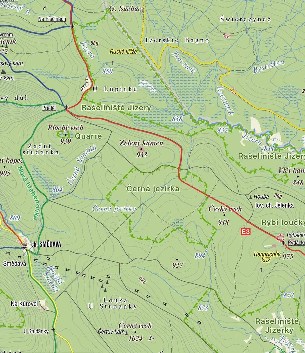 Pøíloha M1 Orientaèní mapa s vyznaèením území Podklad: turistická mapa, www.mapy.