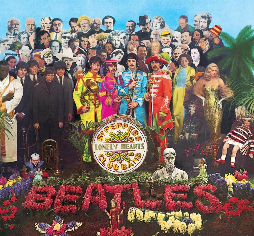 Obr. č. 3 - Přebal alba Sgt. Pepper s Lonely Hearts Club Band (Dostupné z: http://www.thebeatles.