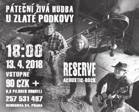Uvádí Tony Linhart 29. a 30. 4., 20.30 h Robert Křesťan a Druhá tráva GALERIE Leonardium / Objevárium - Leonardo: 16. 3. - 5. 4.: STARTUJEME! / 6. 4. - 30. 6.: LETÍME! Ivan Hlas Trio 11. 4., 20.30 h Ř íká se, že Ivan Hlas je jediný český písničkář, který umí psát nejen o nešťastné, ale i o šťastné lásce.