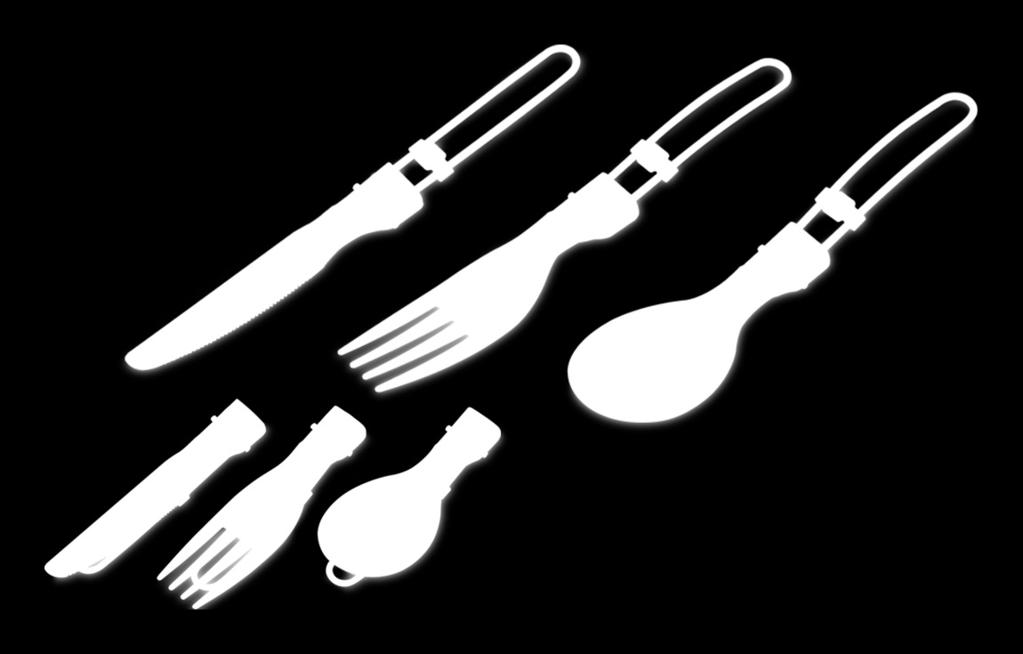 Made of grade stainless steel, 3 in 1 design makes the cutlery more useable for