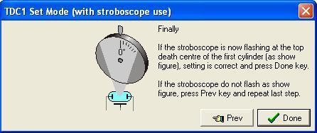 Bez paliva se proto í motorem a stroboskop by m l p esn ukázat odchylku skute né fáze horní