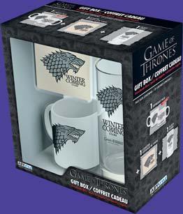 10 cm Umývejte jen povrch polštáře DÁRKOVÝ SET GAME OF THROS STARK 2 3700789254195 399