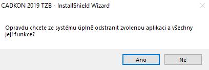 Odinstalace CADKONu 2019 TZB Chcete-li CADKON 2019 TZB odinstalovat z počítače, postupujte následovně: Chcete-li CADKON TZB odinstalovat z počítače, postupujte následovně: Windows 10/8.1 1.