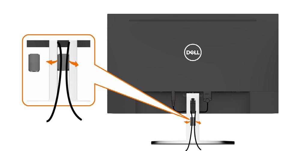 Připojení kabelu VGA (volitelně) Připojení kabelu