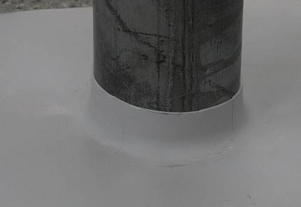 Umístěte nad potrubí a znovu pás zahřívejte,