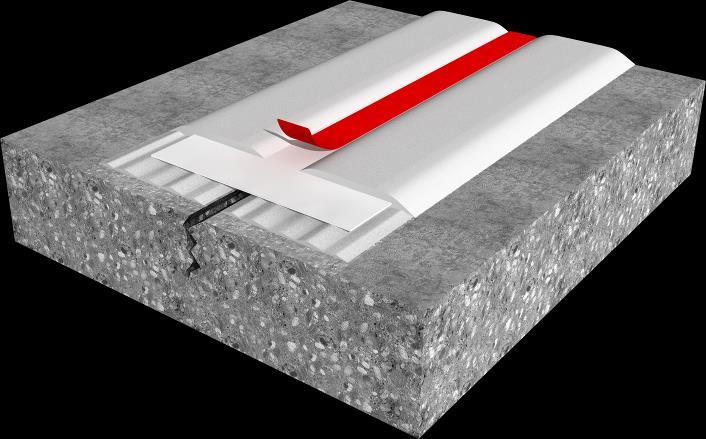 Oprava trhlin lepidlo Sikadur připravený betonový podklad pás Sikadur -Combiflex SG