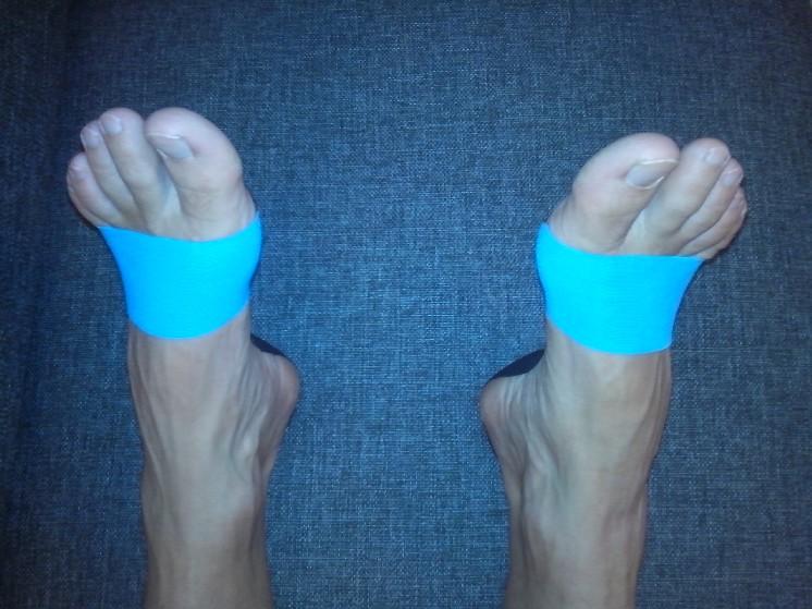 Byl proveden test dle Véleho a test stability stoje na zelených podložkách Thera band. Testován byl statický stoj na obou nohách po dobu 10 sekund.