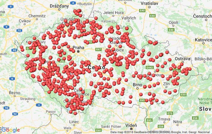 Vyšetření lišek nebo psíků mývalovitých na aleveokokózu 2016-2017 Rok Počet vyšetřených Počet pozitivních 2016 1 567 529 2017 2 87