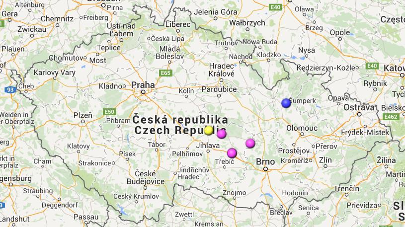 Ohniska IHN v České Republice 2008
