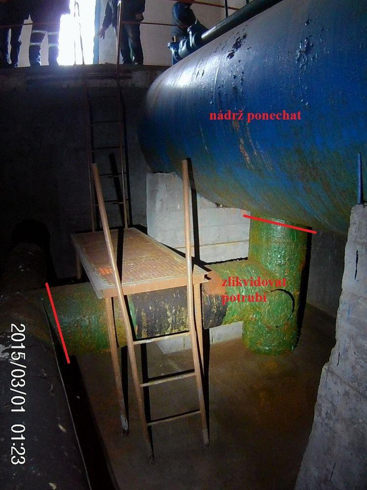 po dokončení cementace potrubí dodávka přeplátování otvoru s