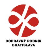 Dopravný podnik Bratislava, akciová spoločnosť T A R I F A MESTSKEJ HROMADNEJ DOPRAVY V BRATISLAVE SMS