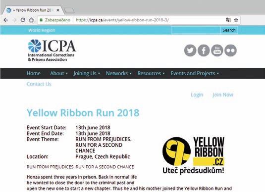 Inernaional Correcions and Prisons Associaion (ICPA) & Confederaion of European Probaion (CEP) & European Organisaion of Prison and Correcional Services (EuroPris) V dubnu a v kvěnu proběhla v