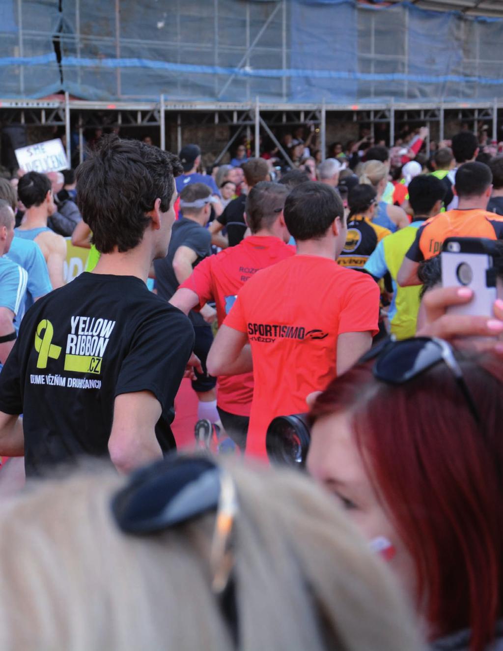 Propagační kanály a maeriály Yellow Ribbon Run v médiích Informační leáky ve
