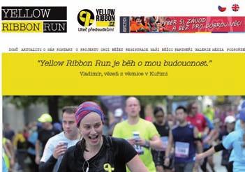 spoluorganizáorů Yellow Ribbon Run Žlué lákové ašky Nový značkový san Yellow
