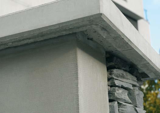 balkony a lodžie opravné betony svislé povrchy vyrovnávací hmota k povrchovým opravám Vyrovnávací stěrková hmota na silikátové podklady.