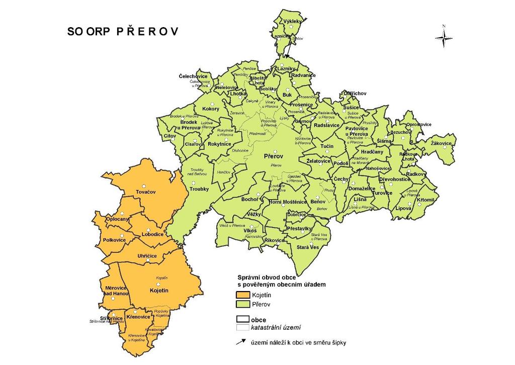 Zpráva z území o průběhu efektivní meziobecní spolupráce v rámci správního obvodu obce s rozšířenou působností Přerov Téma: Administrativní podpora obcí Tento výstup byl financován z prostředků ESF