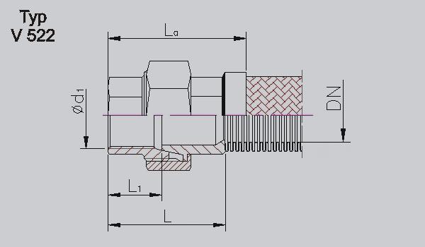 1/2 13 44 4 R 1/2 13 44 4 R 3/4 47 7 R1 17 53 73 R 1 1/4 R 1 1/2 19 19 57 59 2 4 R2 93 0,031 0,031 0,0 0,0 0,0 0,094 0,9 17 5 0,494 Typ V 5 PN [bar] d1 L1 L Váha Weight [kg] +/-% RP 1/4 RP 1/4 RP 3/