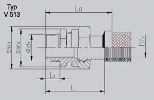 to ISO 7-1 weld neck end Ostatní materiály na poptávku.