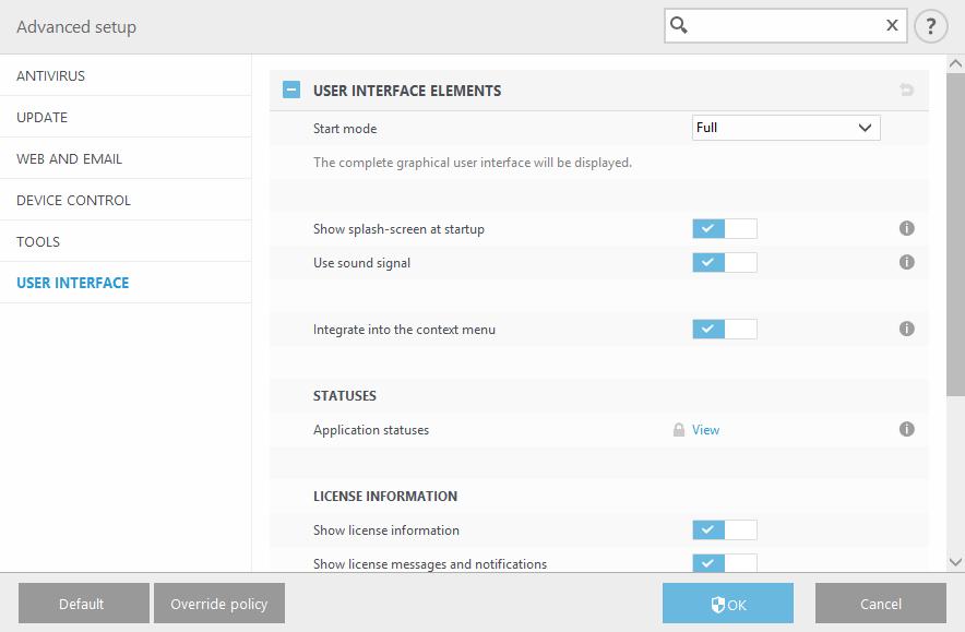 ESET File Security zobrazí