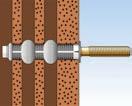 70 CHEMICKÉ KOTVY Injektážní systém zdivo - kotevní svorník FIS G MONTÁŽ Typ montáže