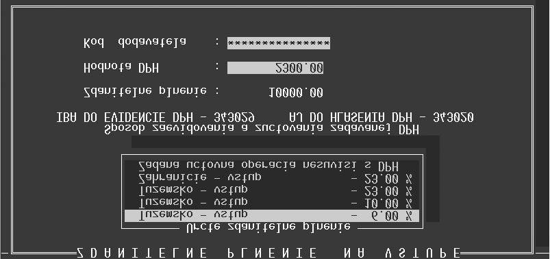 Modul Účtovníctvo str. 12 Protiúčet - číslo protiúčtukľúč - ak je účet členený, tak program nepôjde ďalej, kým nezadáme číslo evidovaného strediska. Inak program tento údaj nežiada a preskakuje ho.
