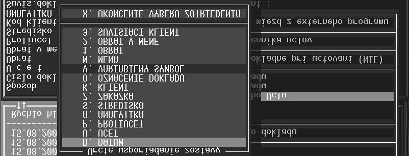 Modul Účtovníctvo str. 51 V ďaľšom kroku určujeme usporiadanie zostavy.