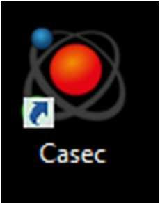 Nainstalovaný program spusťte z nabídky Start Programy Casec nebo pomocí ikony programu na ploše 2.