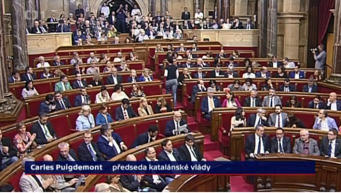 Puigdemonta s Marianem Rajoyem.