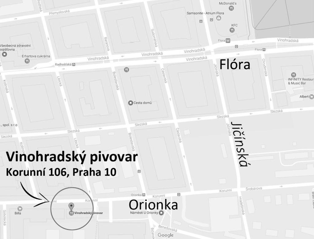 Vážení účastníci konference, Zveme Vás na společenský večer, který se bude konat po zakončení konference, a to v 18.00 v sále Vinohradského Pivovaru.