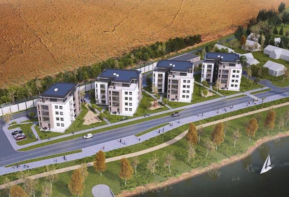 ETAPY Aktuálně v prodeji bytové domy C a D, např.: byt 1+kk o výměře 33 m 2 s balkonem za 1.506.
