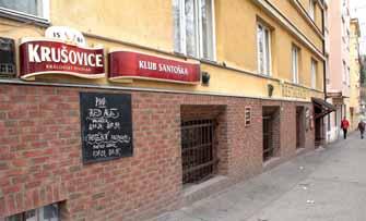 60 r e p o r t á ž Restaurace Klub Santoška Jestli hledáte útulnou hospůdku v tom pravém slova smyslu, zkuste Restauraci Klub Santoška na pražském Smíchově na rohu ulic U Nikolajky a Zoubkovy.