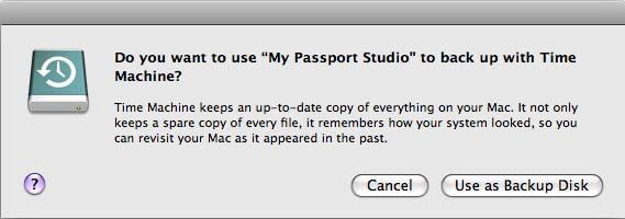 Lion a Mountain Lion Poznámka: Zaškrtávací políčko Encrypt Backup Disk (Šifrovat disk pro zálohování) bude zobrazeno pouze na počítačích s operačním systémem Lion nebo Mountain Lion.
